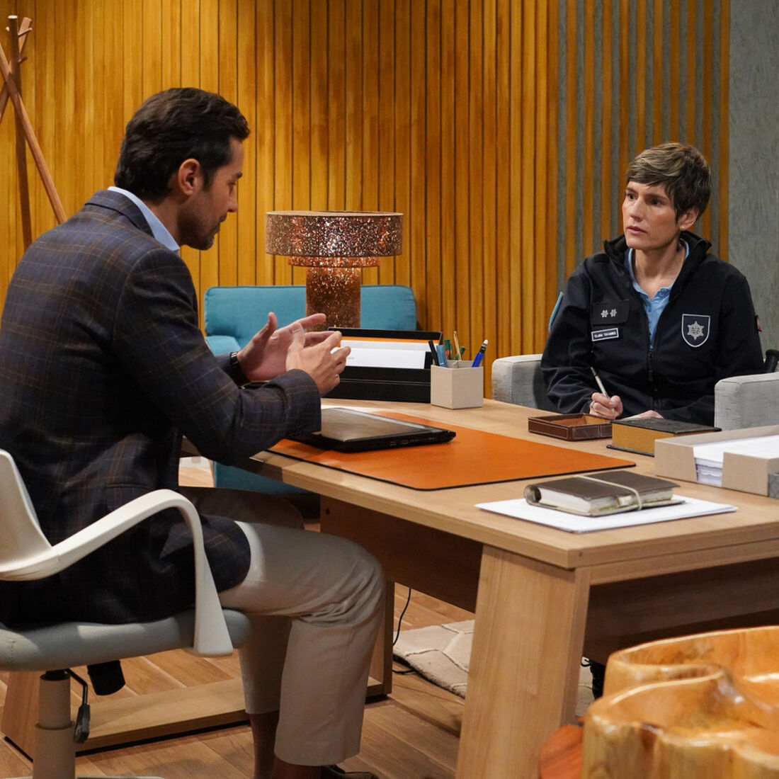 Vicente e Clara na novela 'A Herança'