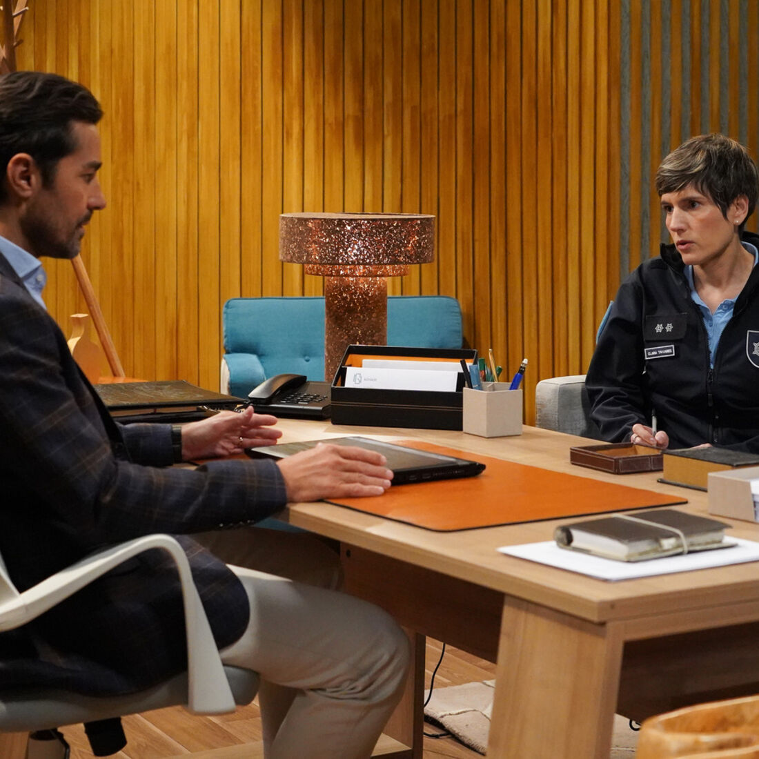 Vicente e Clara na novela 'A Herança'