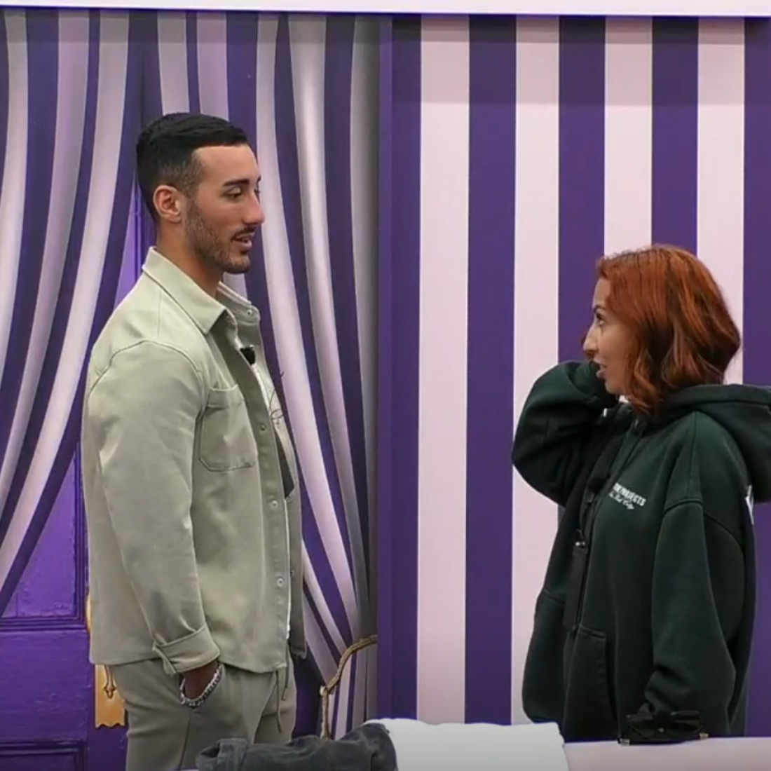Catarina Miranda e Afonso Leitão trocam provocações sobre beijos no Big Brother