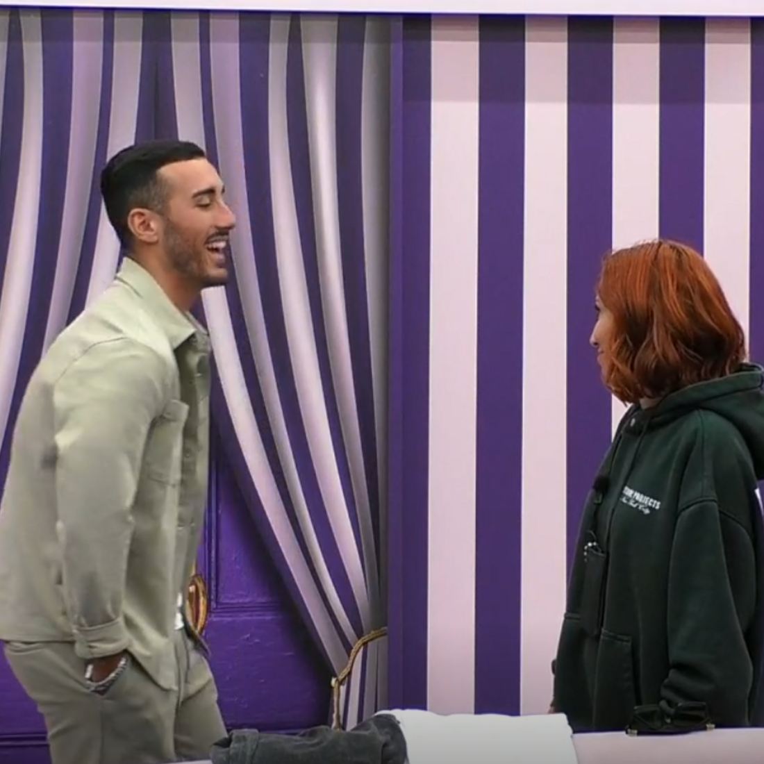 Catarina Miranda e Afonso Leitão trocam provocações sobre beijos no Big Brother