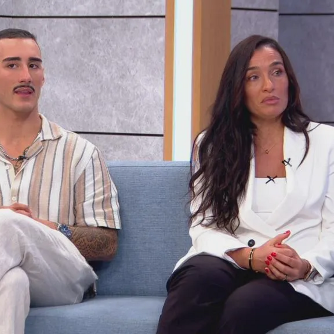 Afonso Leitão com a mãe, Rita