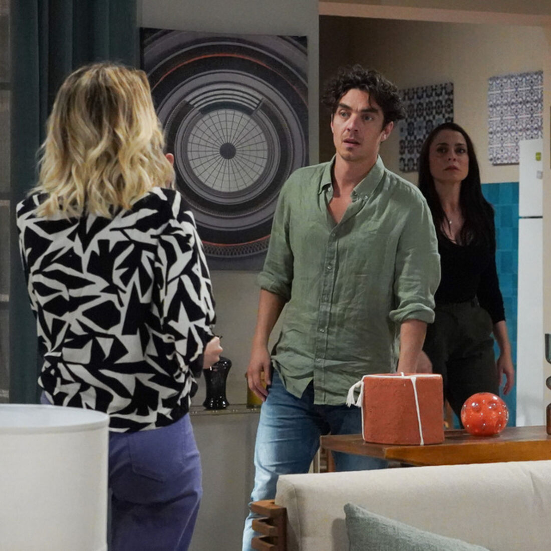 Gonçalo e Sofia na novela 'A Herança'