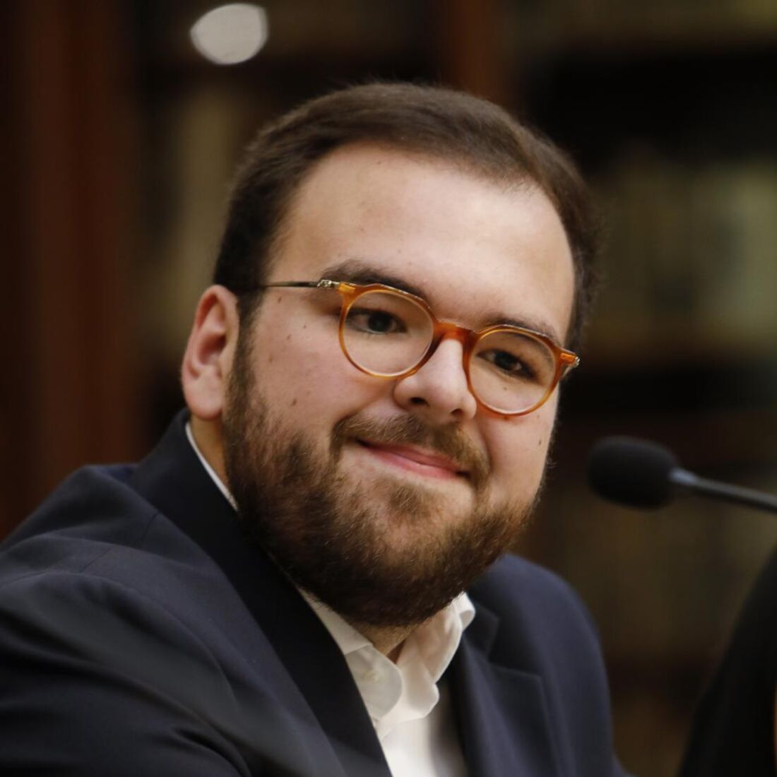 Rúben Pacheco Correia na apresentação do livro