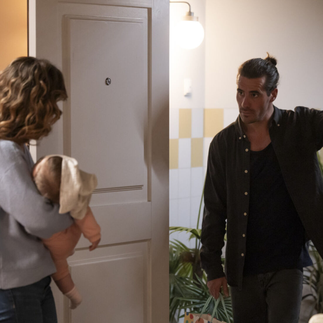 JD e Mariana na novela A Protegida