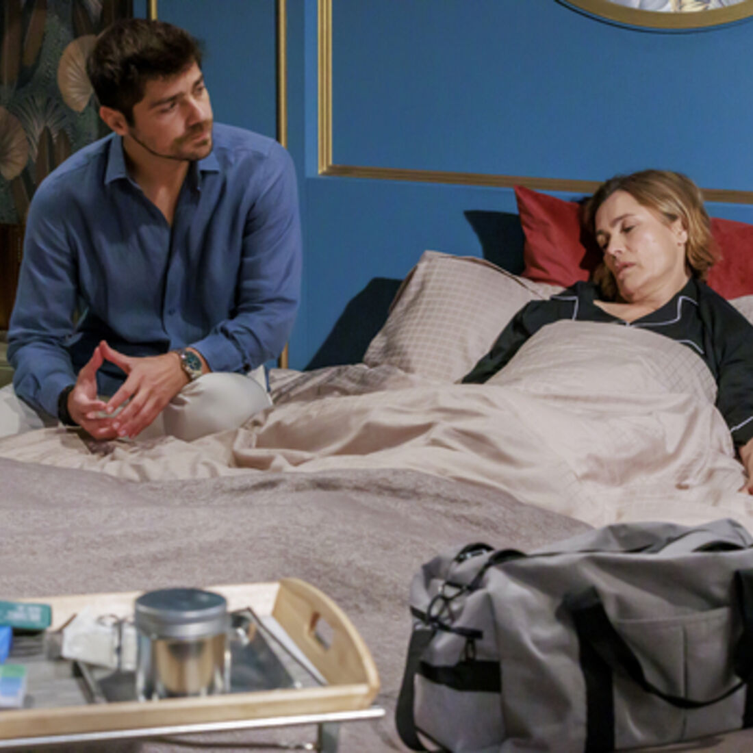 Tomás e Helena na novela 'A Promessa'