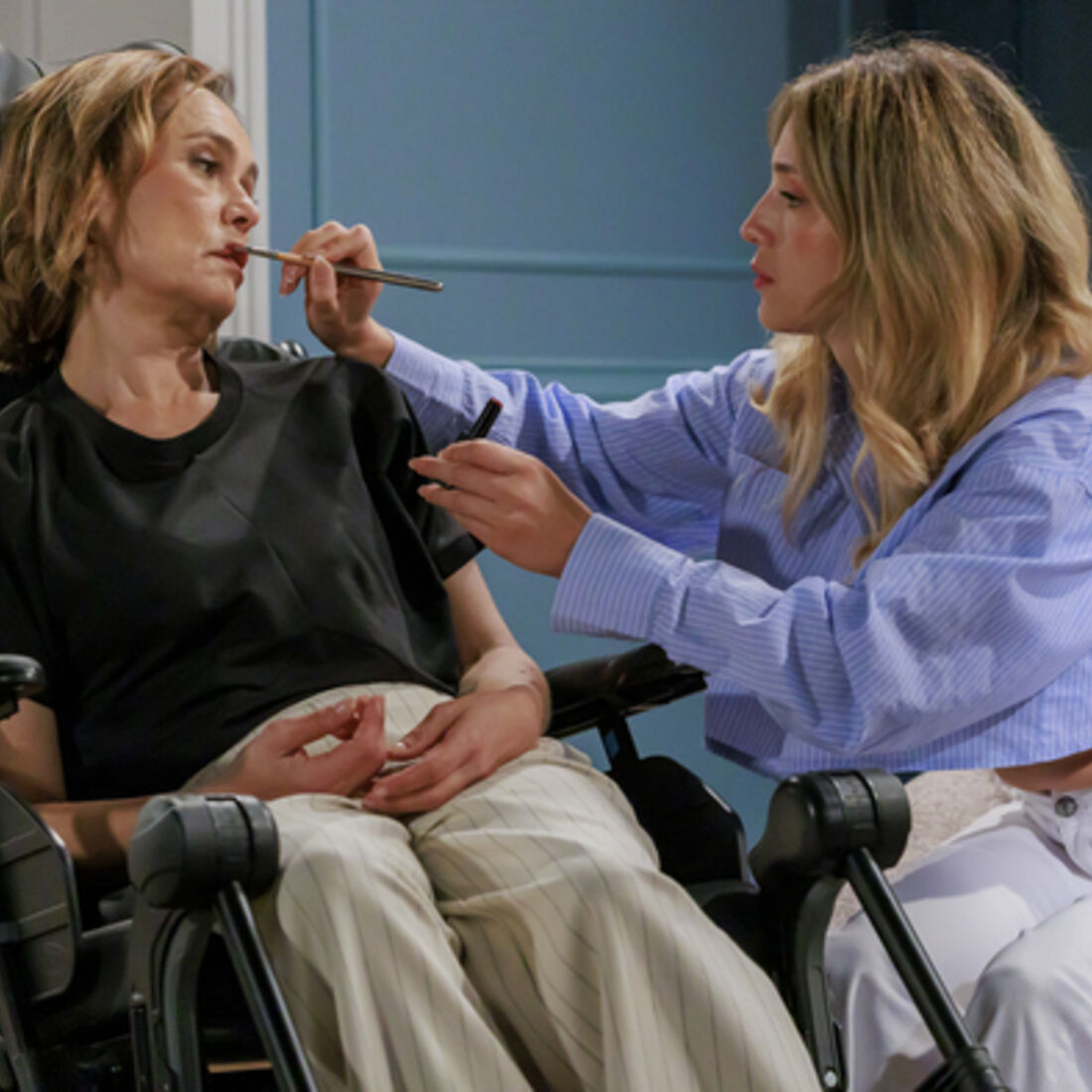 Helena e Camila na novela 'A Promessa'