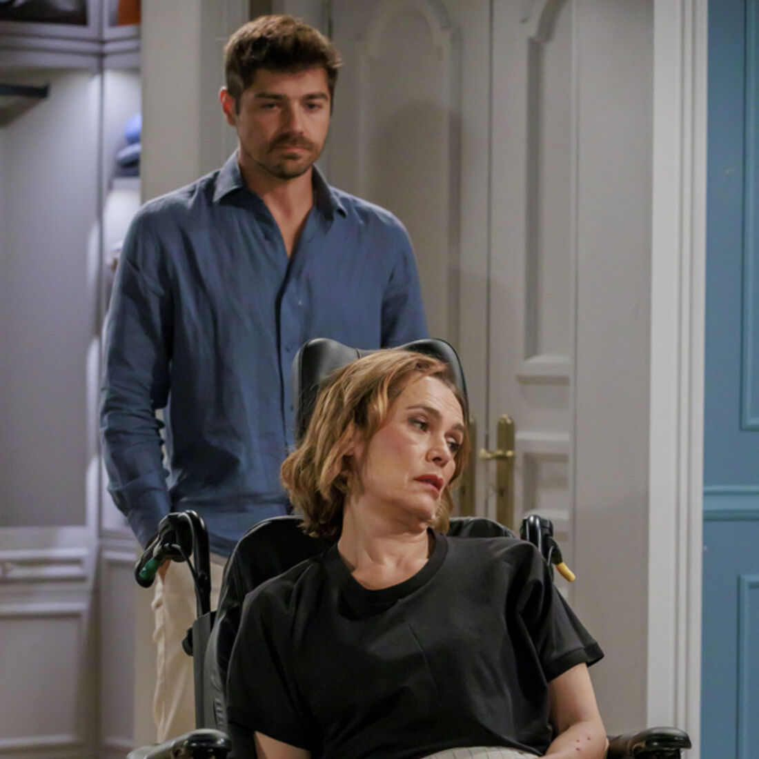 Tomás e Helena na novela 'A Promessa'