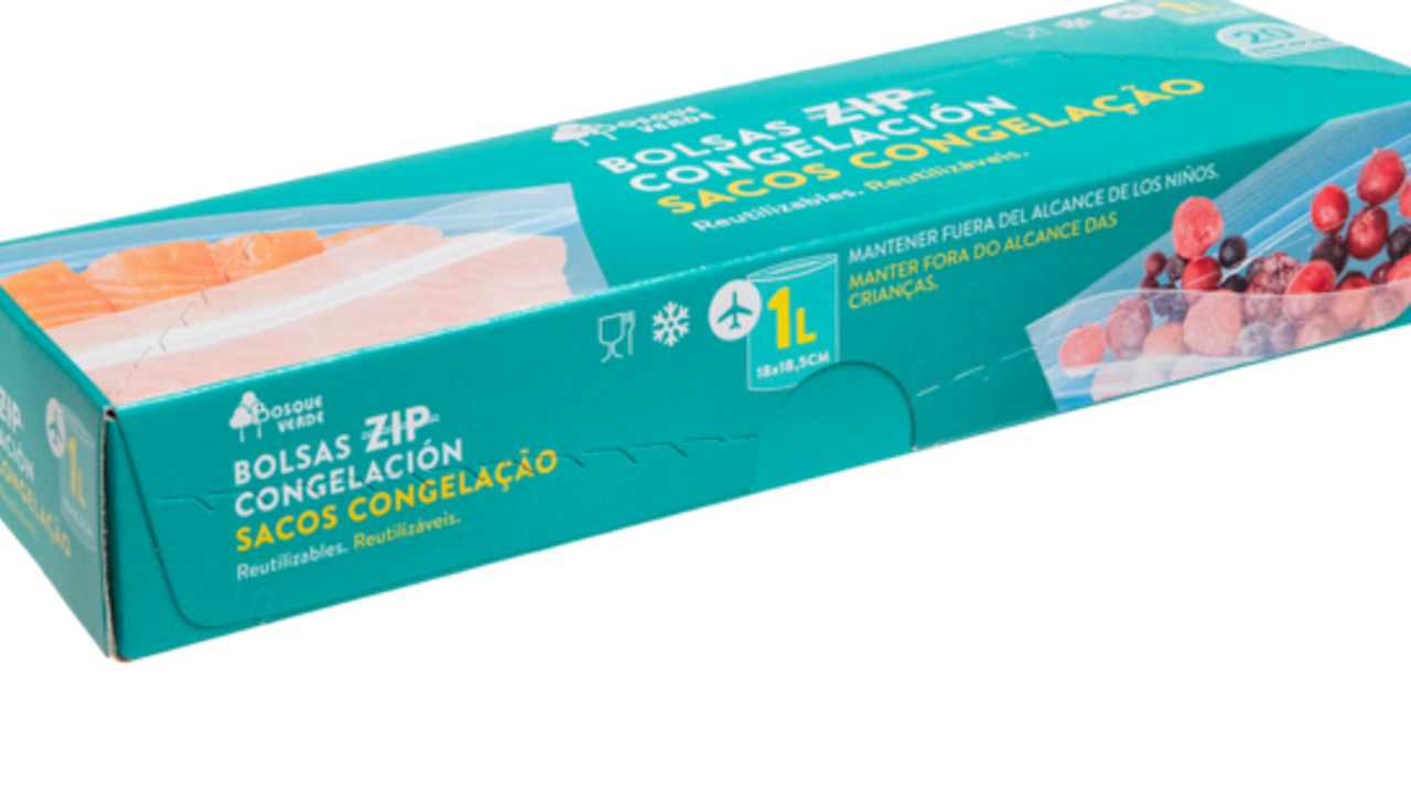 Sacos de congelação reutilizáveis para conservar alimentos e reduzir o desperdício