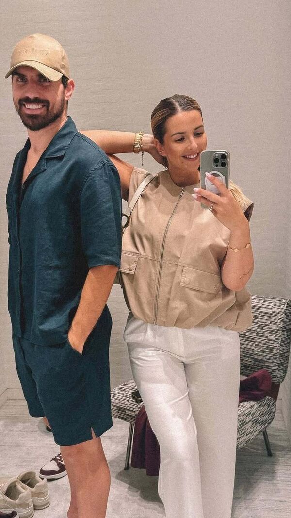 Ruben Neves e Débora Lourenço juntos