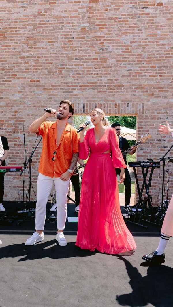 Ruben Neves e a mulher cantaram no casamento