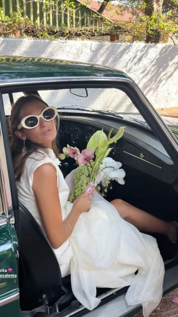 Rita Salema celebra o casamento da filha Francisca com Salvador
