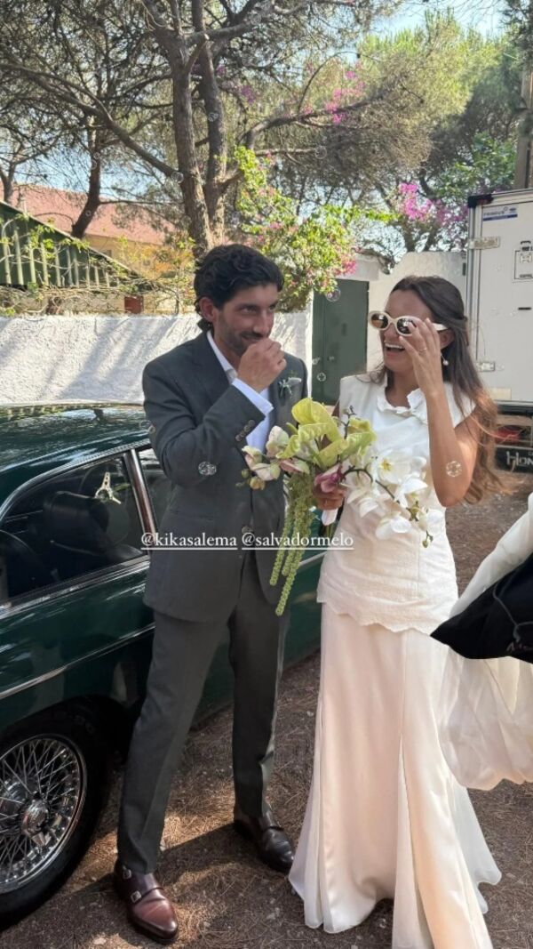 Casamento de Francisca Salema e Salvador Melo emociona convidados