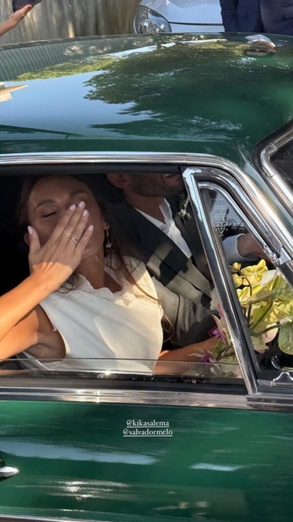 Casamento de Francisca Salema e Salvador Melo teve cerimónia emocionante com a presença de Toy