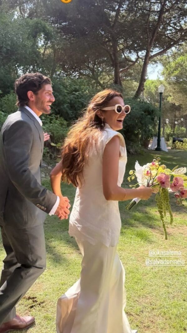 Rita Salema celebra o casamento da filha, Francisca, com Salvador Meio