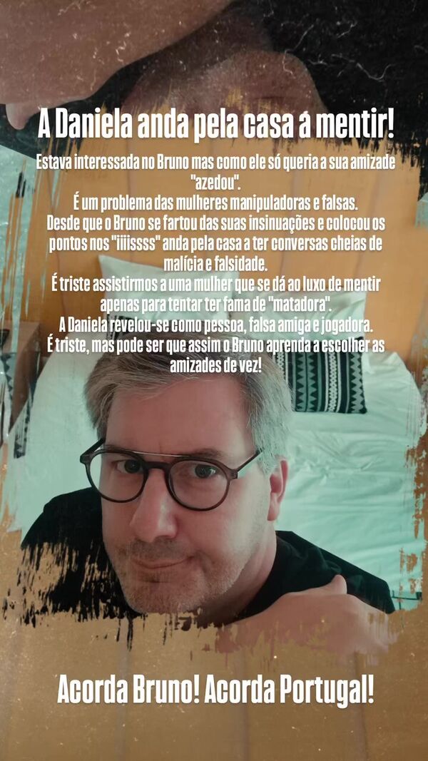Daniela é acusada de mentir e tentar romance com Bruno