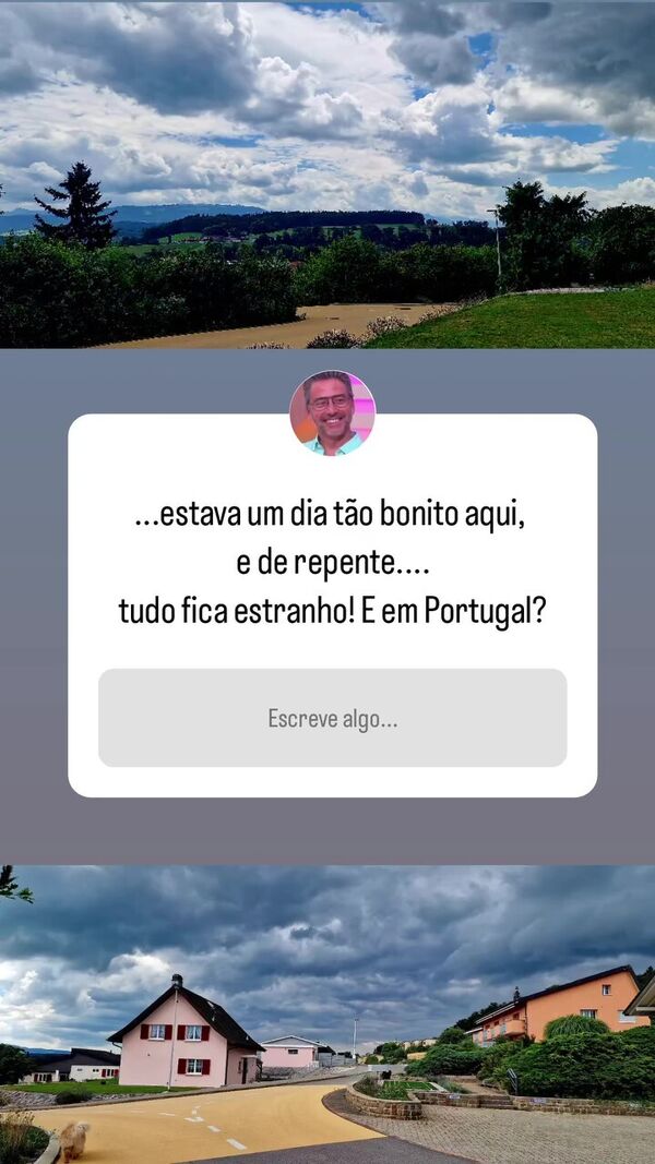 Mau tempo após dia bonito. Hugo Oliveira questiona a situação em Portugal