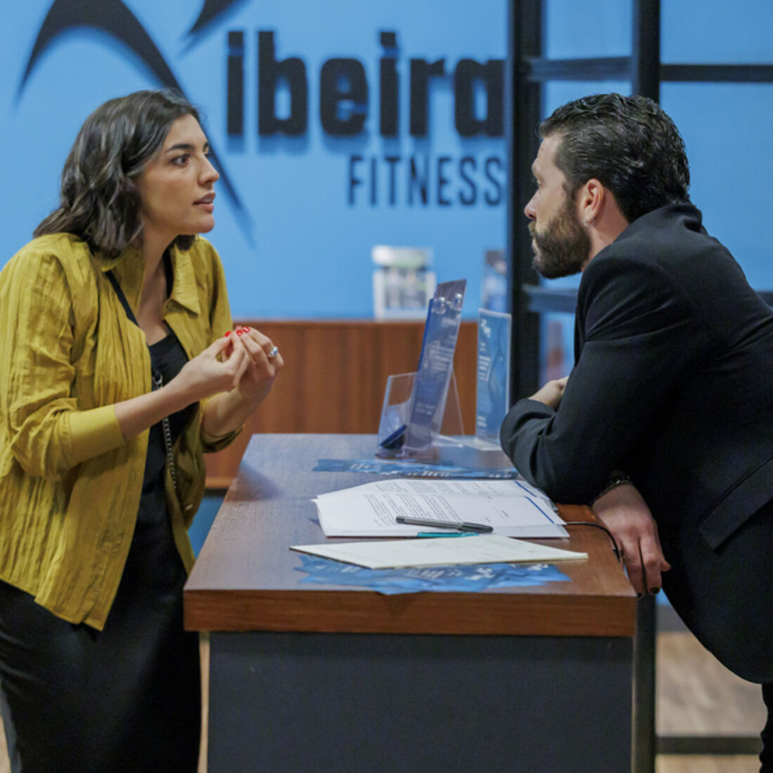 Beatriz e Heitor na novela 'A Herança'
