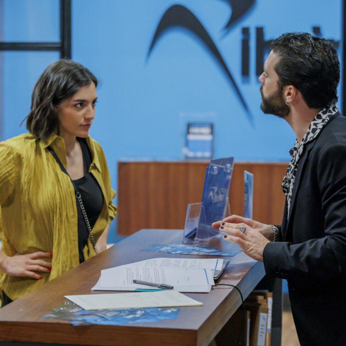 Beatriz e Heitor na novela 'A Herança'