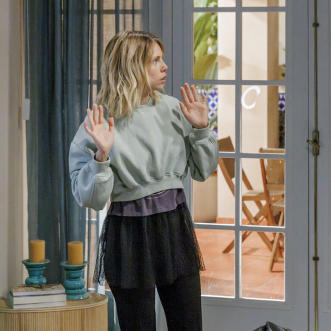 Teresinha e Otávio na novela 'A Herança'