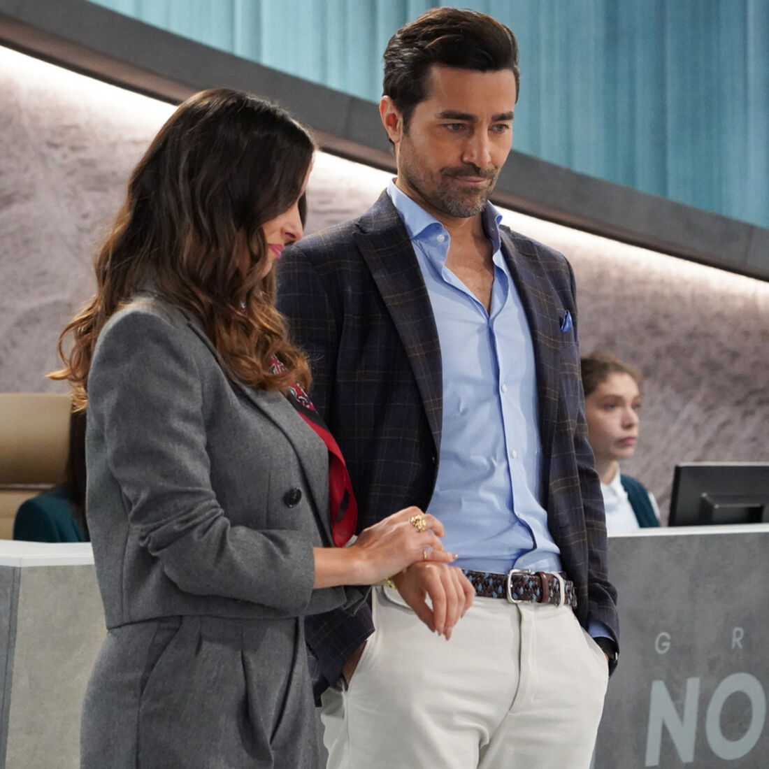 Pilar e Vicente na novela 'A Herança'