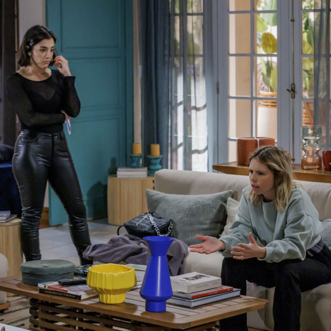 Beatriz e Teresinha na novela 'A Herança'