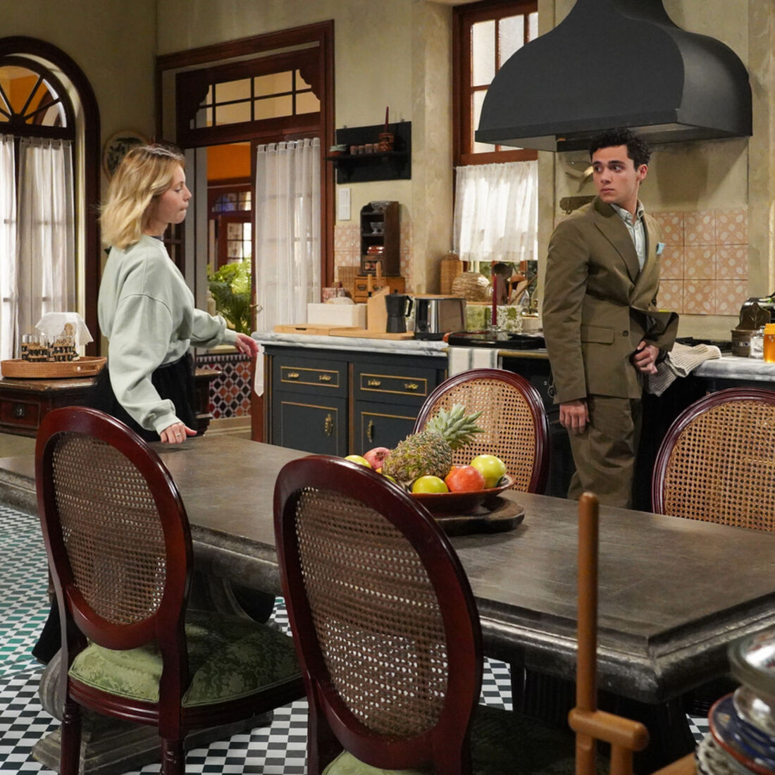 Bernardo e Teresinha na novela 'A Herança'