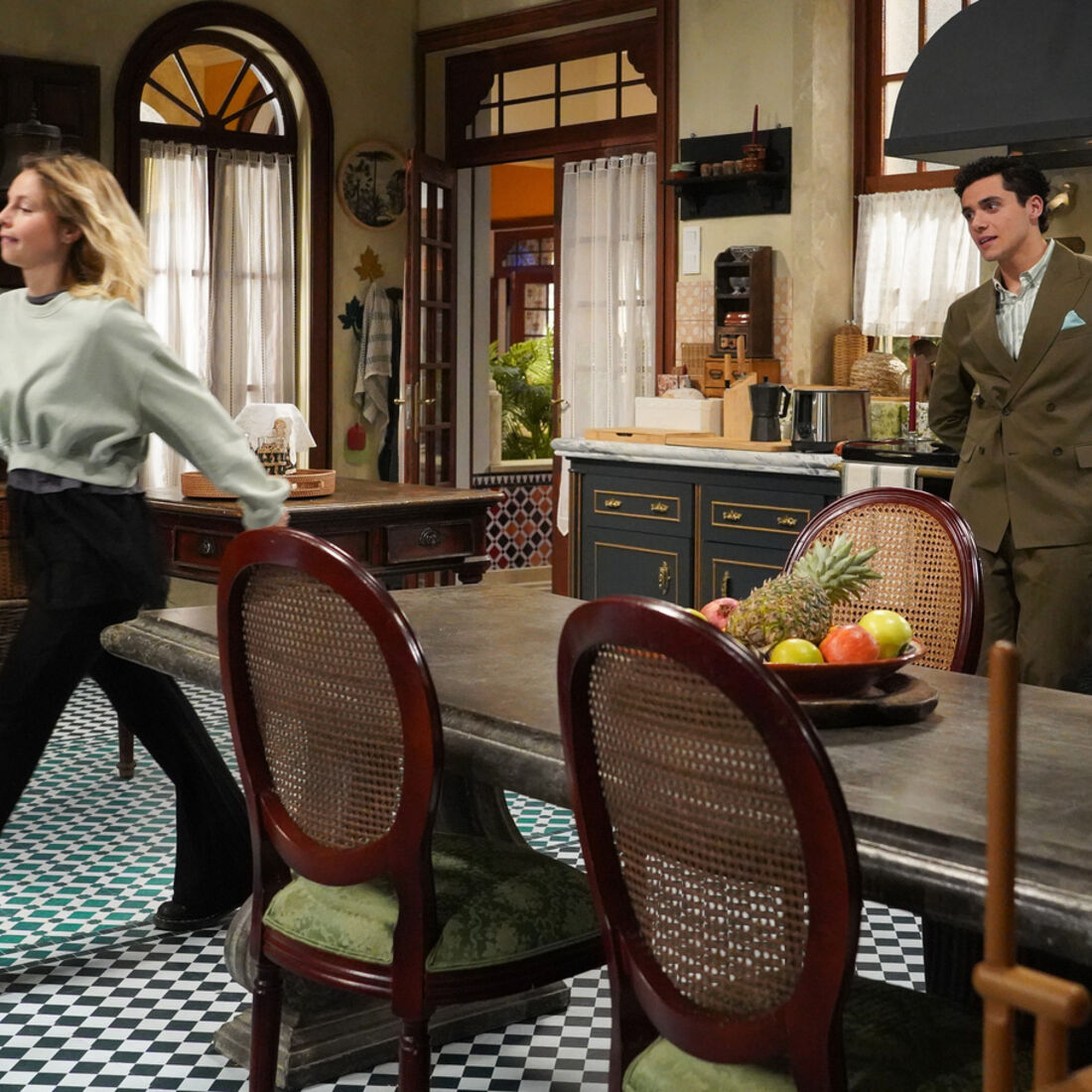 Bernardo e Teresinha na novela 'A Herança'