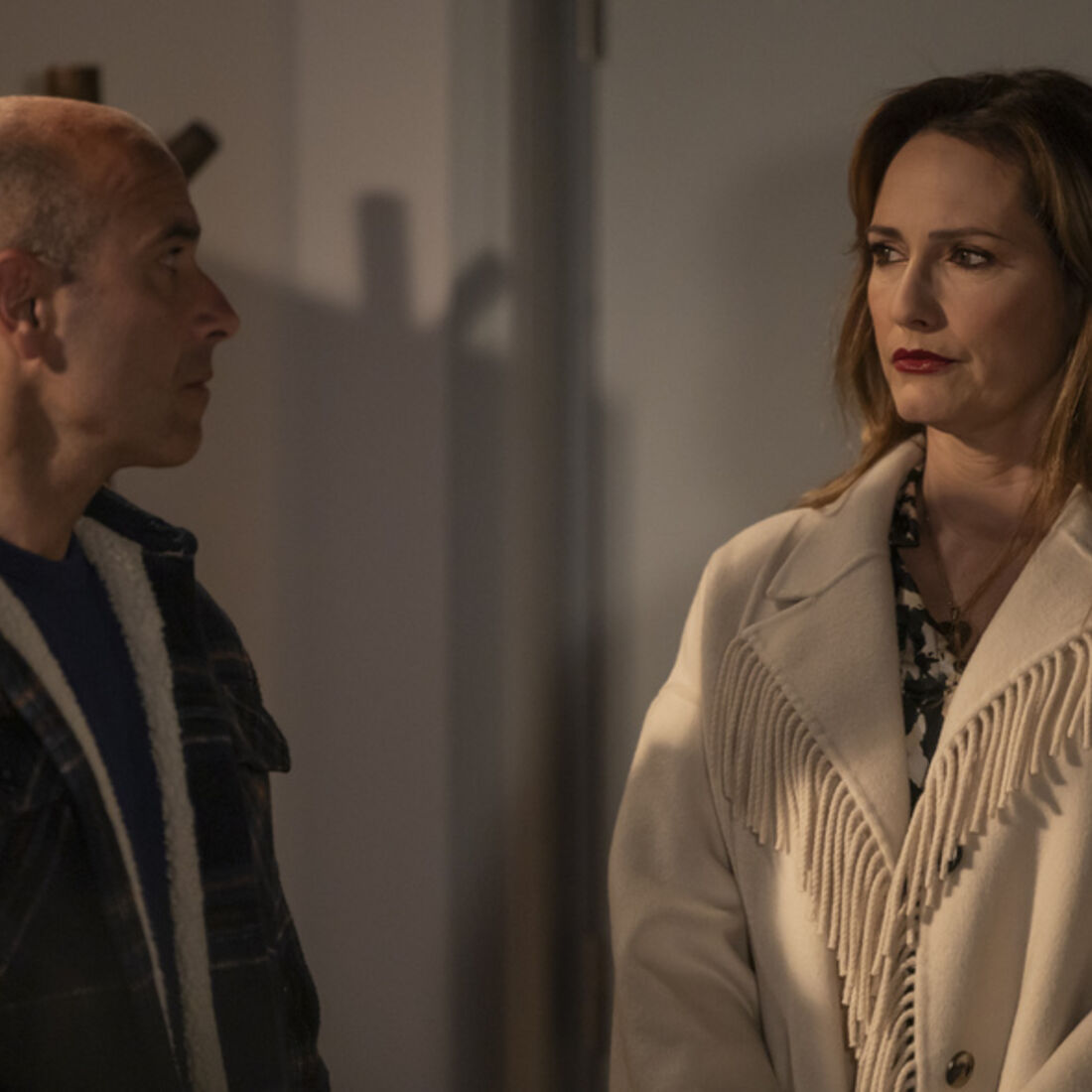 Óscar e Clarice na novela 'A Protegida'