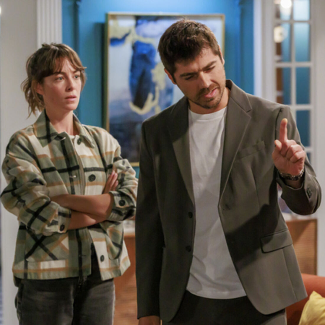 Tomás e Laura na novela 'A Promessa'