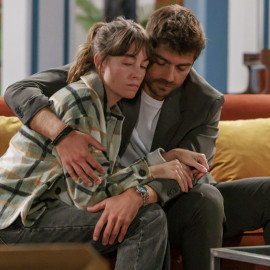 Tomás e Laura na novela 'A Promessa'