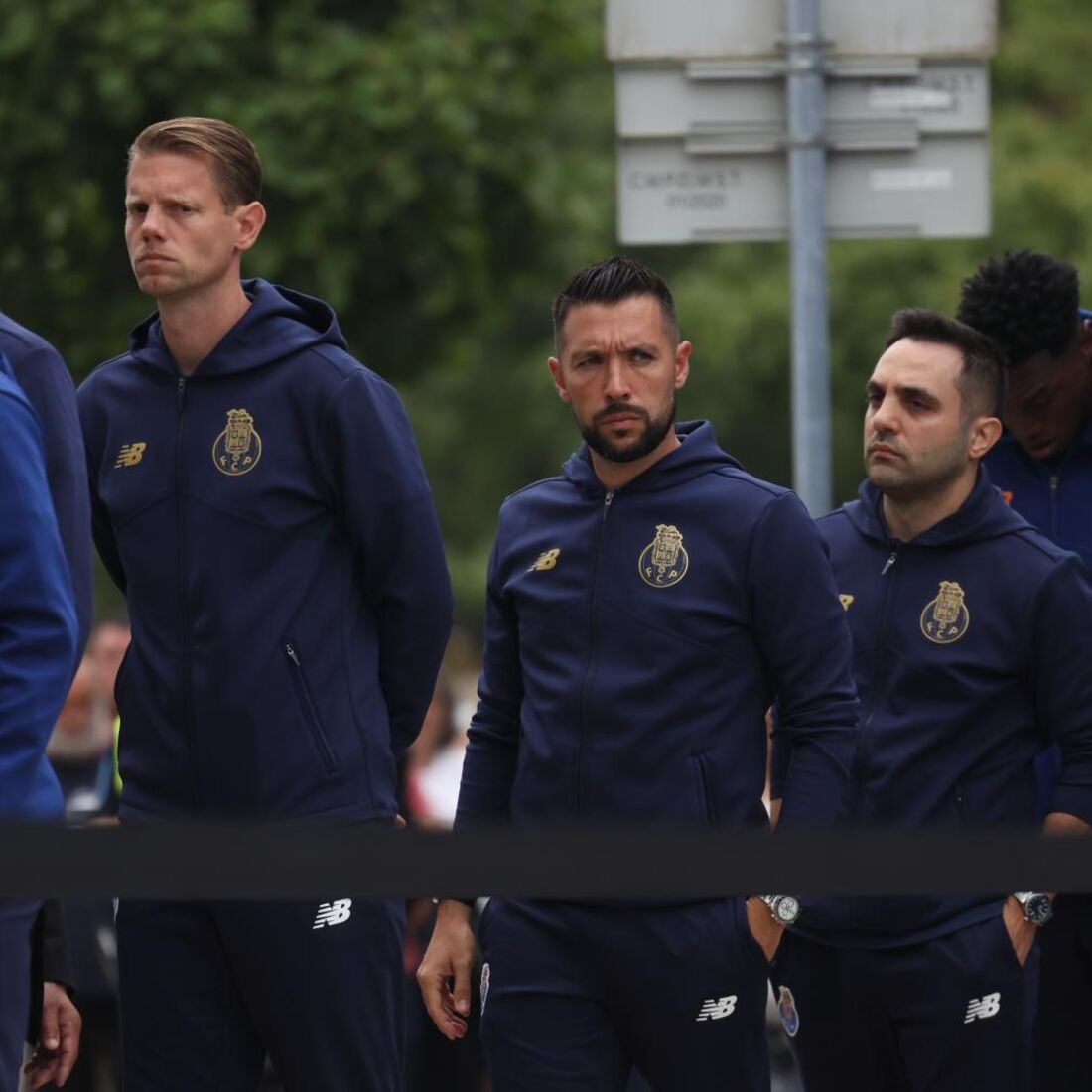 Jogadores do FC Porto no último adeus a Jorge Costa