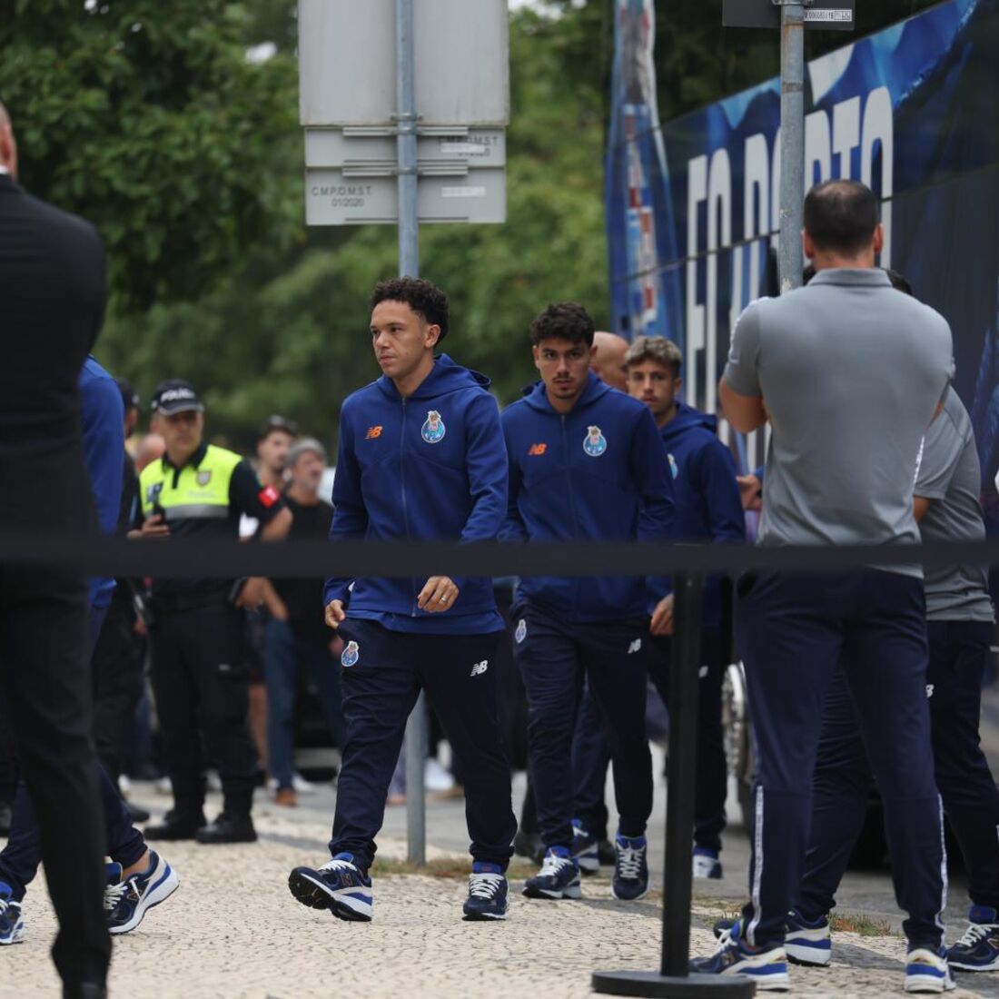 Jogadores do FC Porto no último adeus a Jorge Costa