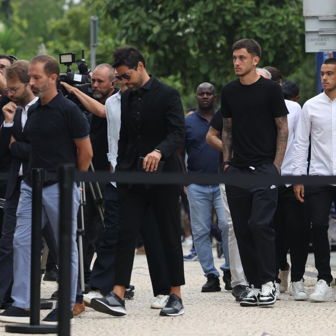 Jogadores do FC Porto no último adeus a Jorge Costa