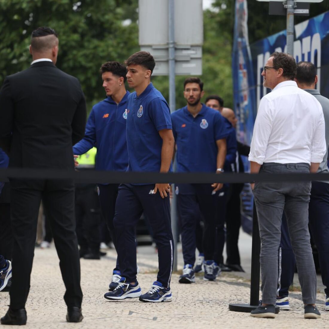 Jogadores do FC Porto no último adeus a Jorge Costa