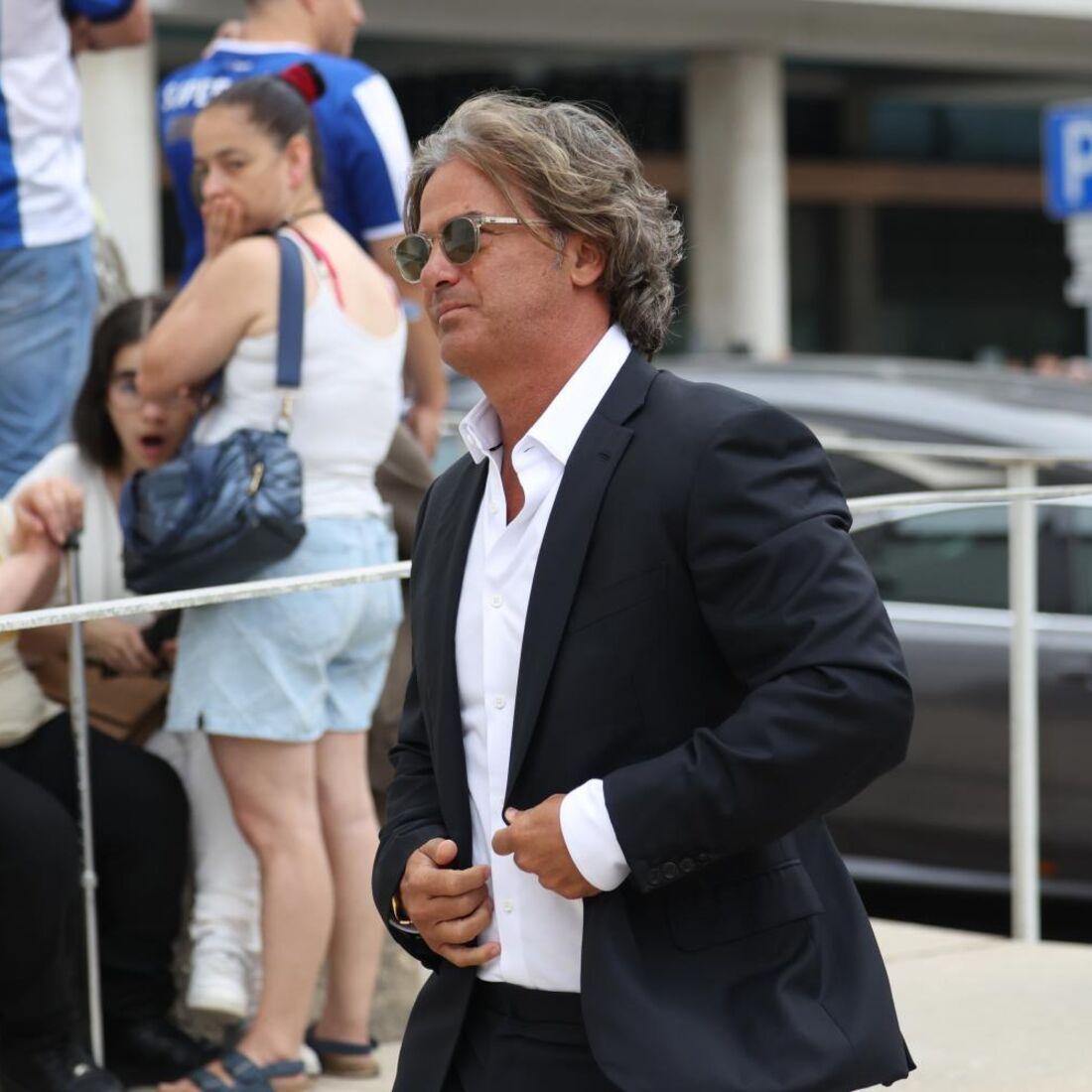 Fernando Couto no último adeus a Jorge Costa