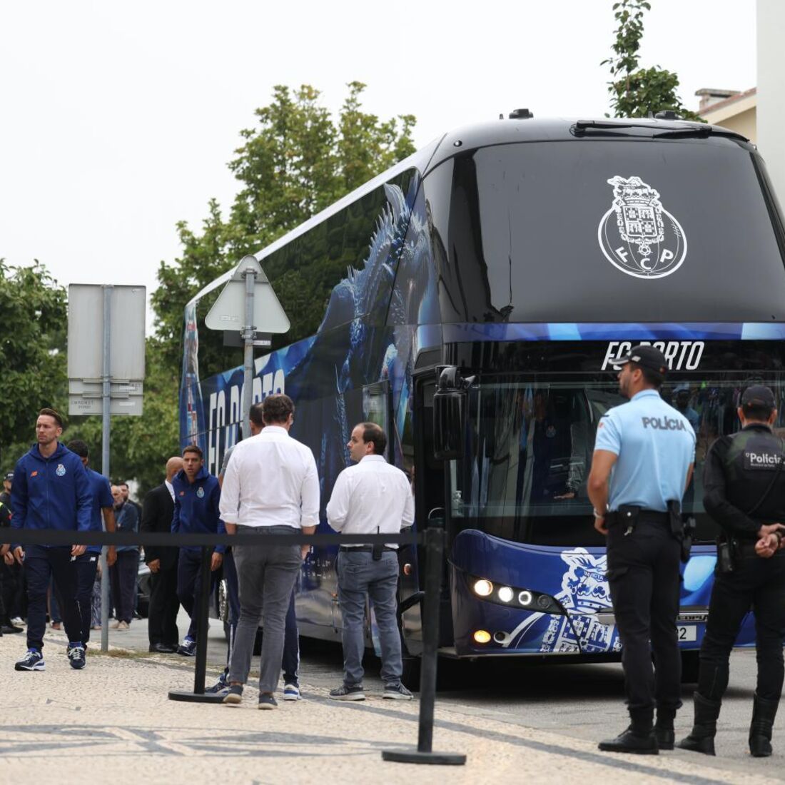 Jogadores do FC Porto no último adeus a Jorge Costa