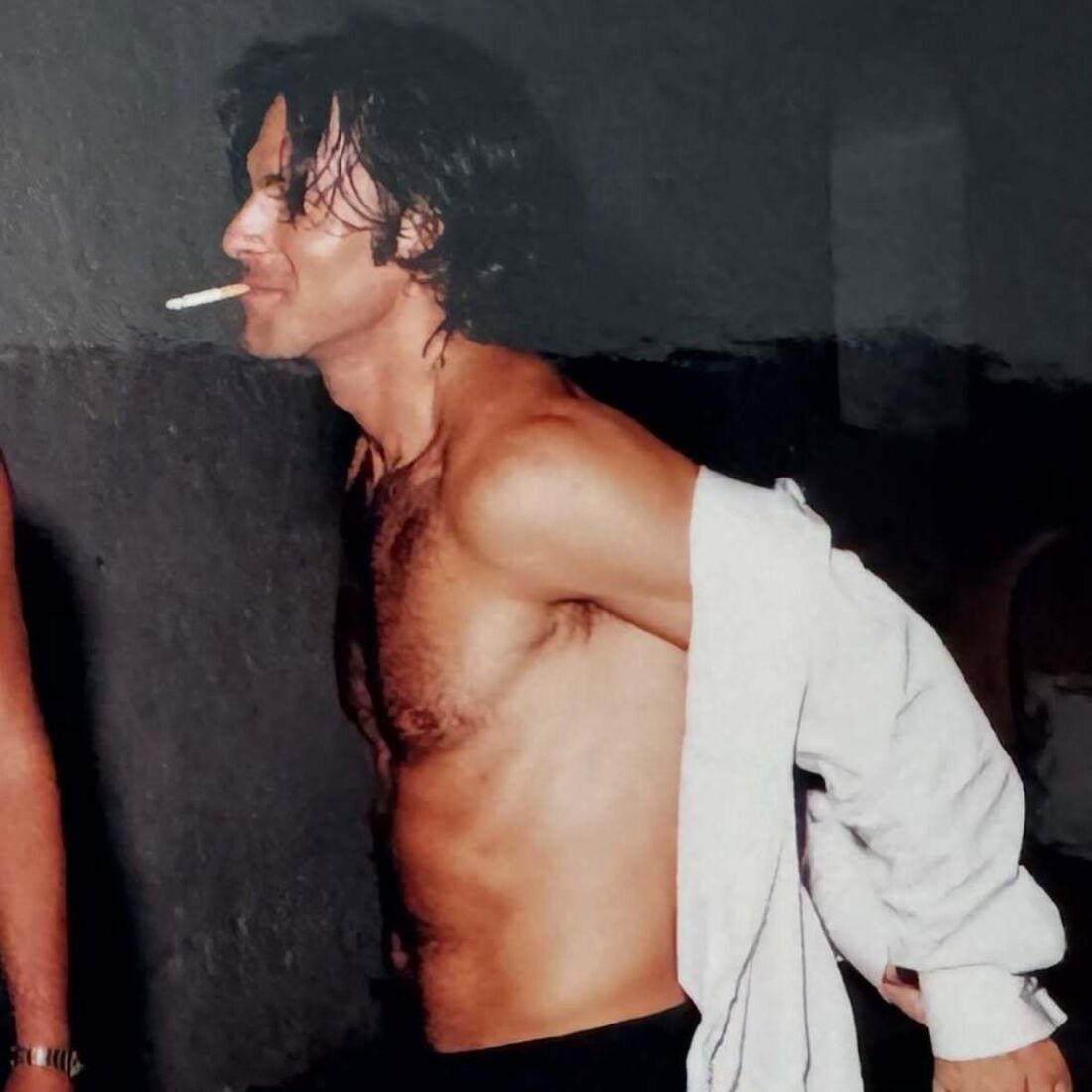 Paulo Pires na festa do seu casamento, em 2000