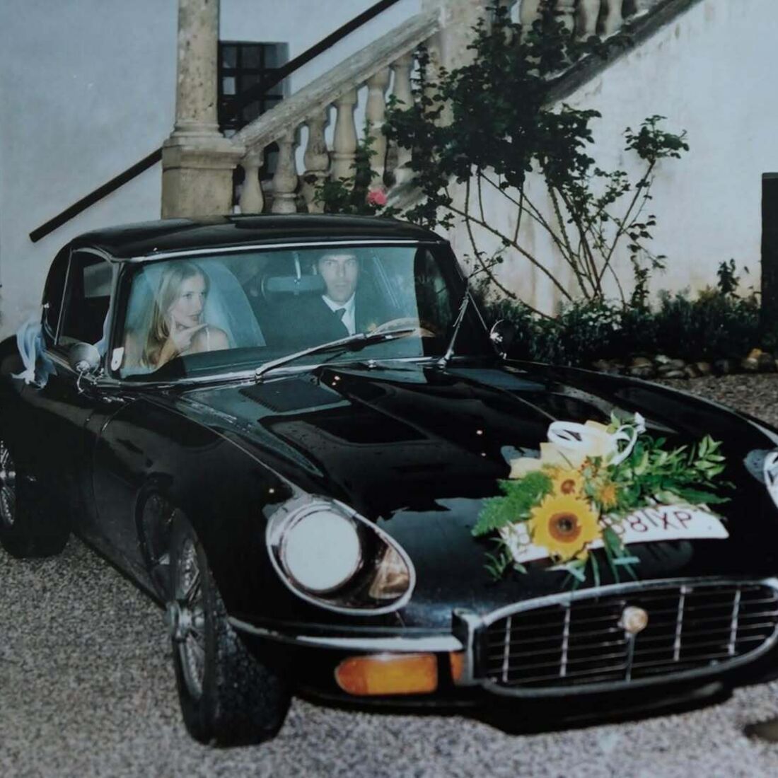 Paulo Pires no dia de casamento com Astrid Werdnig