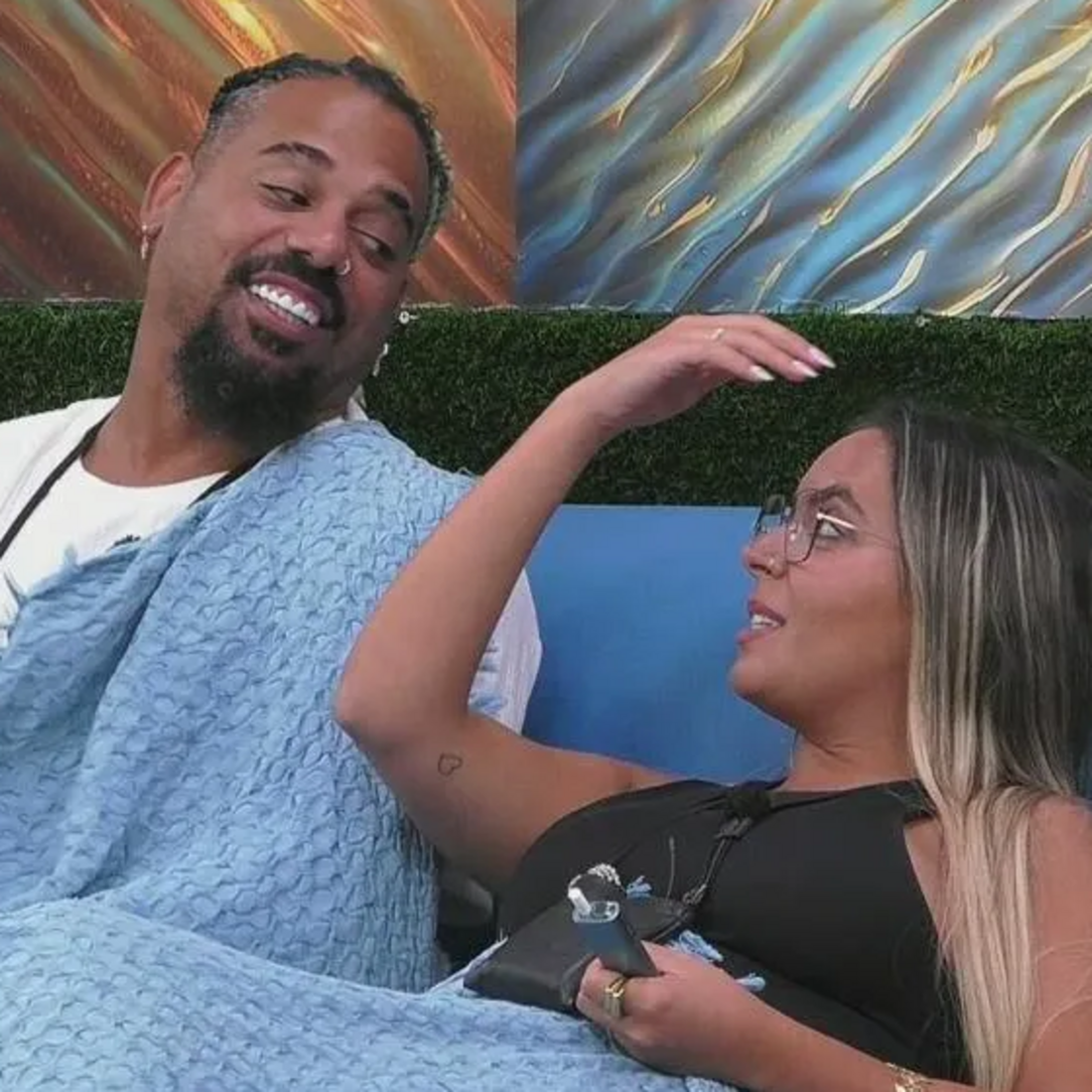 Fábio Paim e Jéssica Vieira