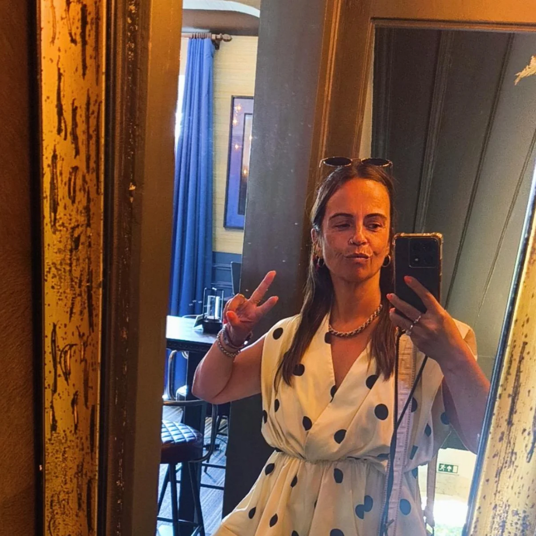 Raquel de Casados à Primeira Vista sorri com Rute Ahchak em Setúbal