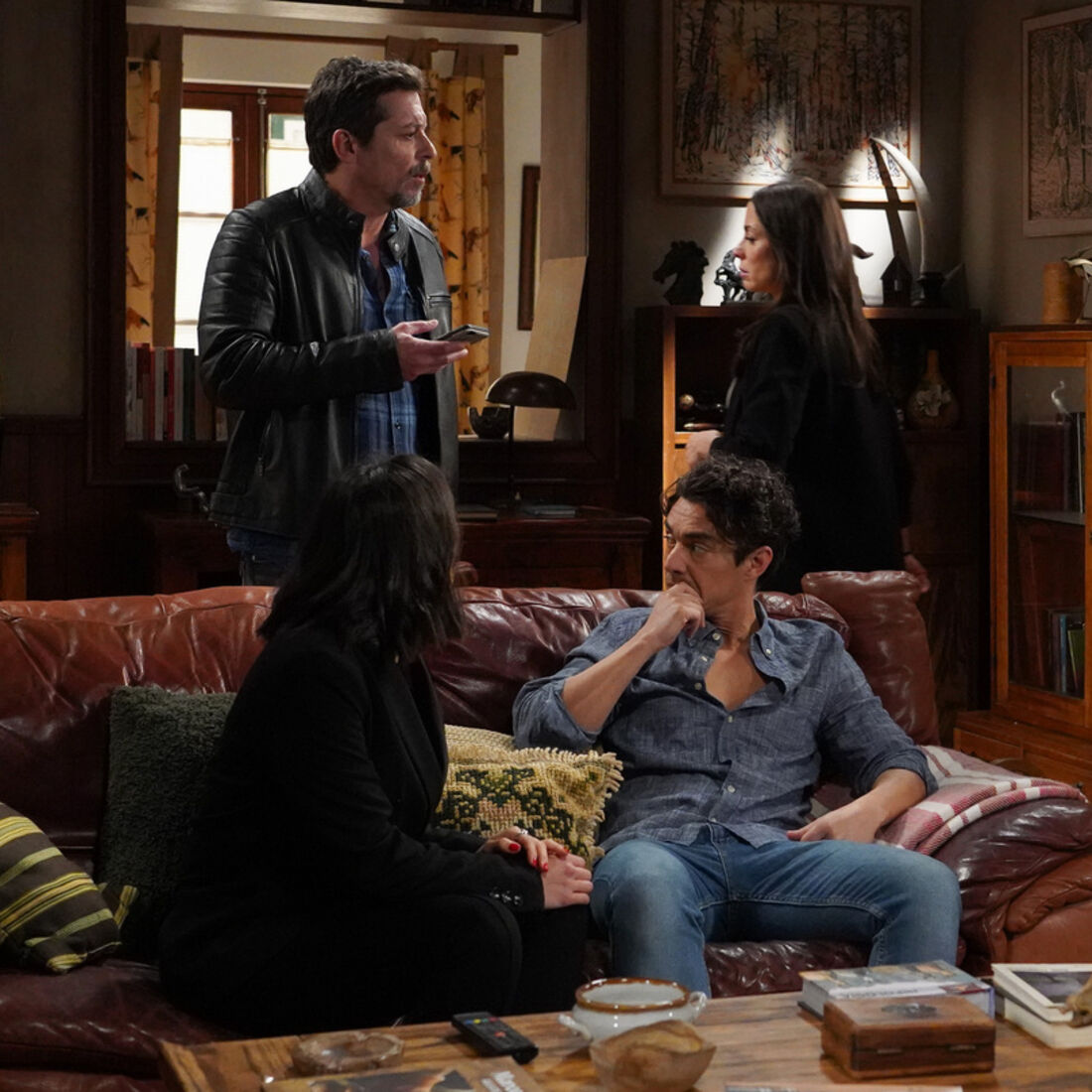 Otávio e Gonçalo na novela 'A Herança'