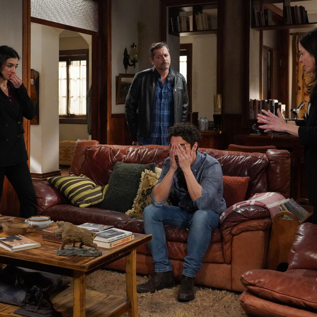 Gonçalo em pânico na novela 'A Herança'