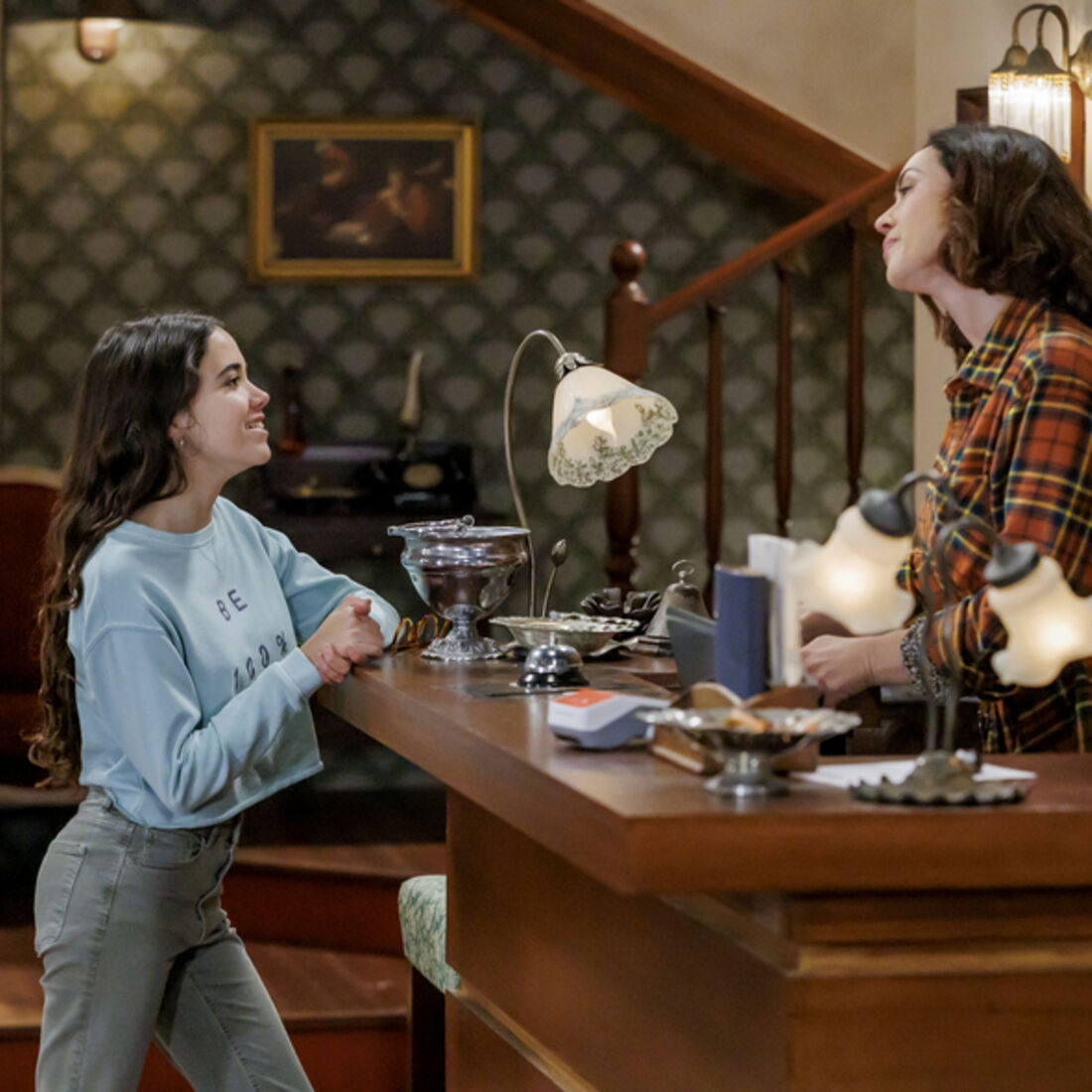 Susana e Olívia na novela 'A Herança'