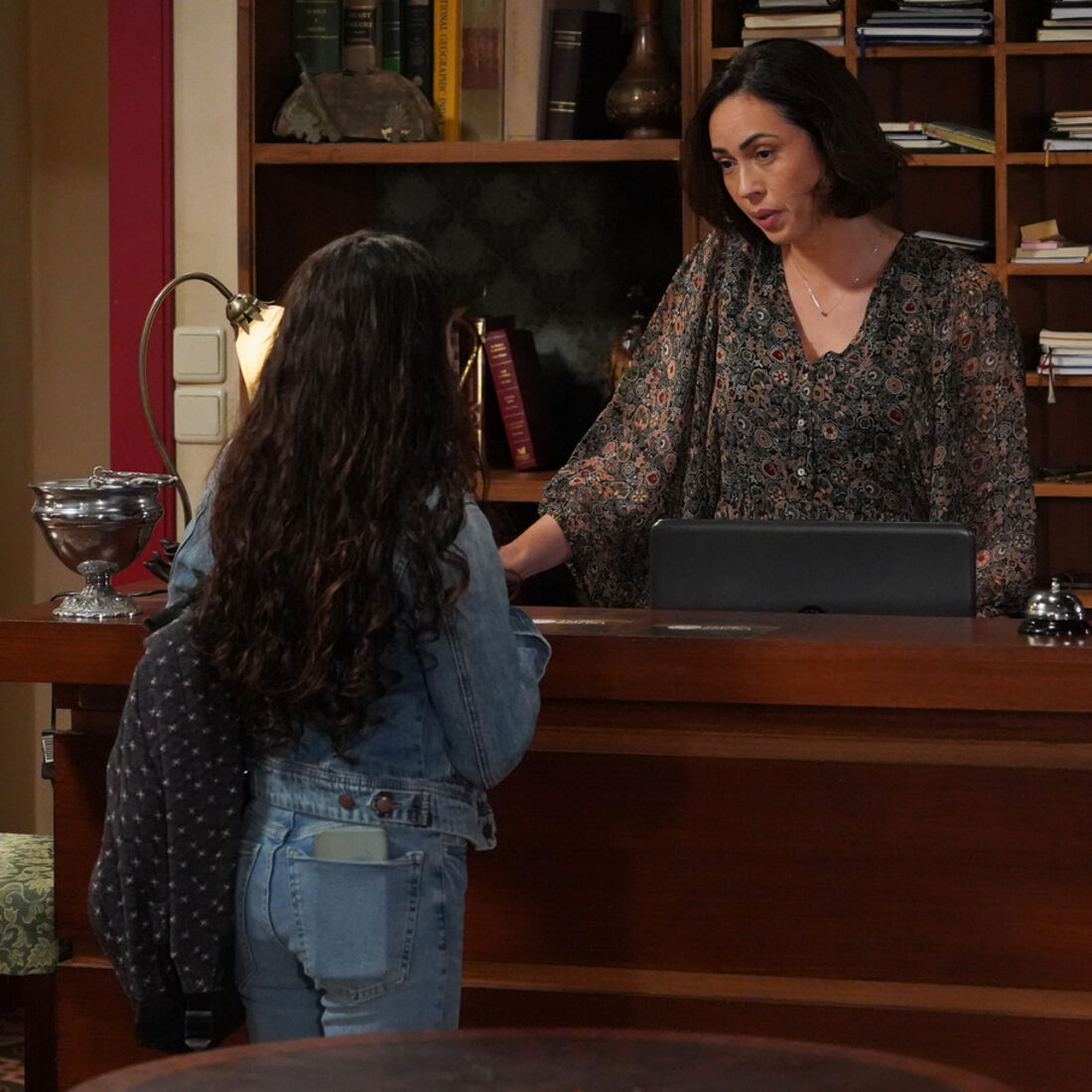 Susana e Olívia na novela 'A Herança'