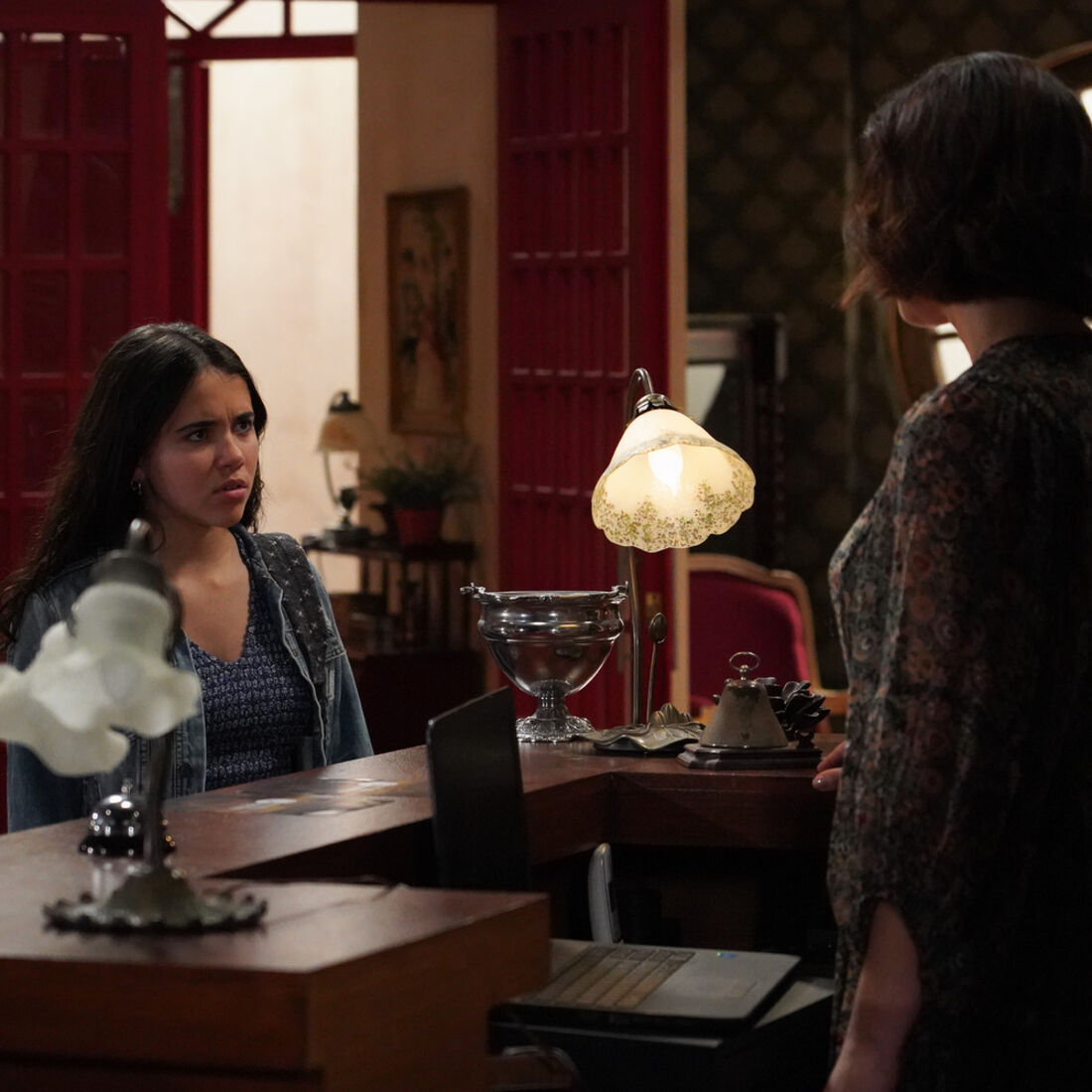 Susana e Olívia na novela 'A Herança'