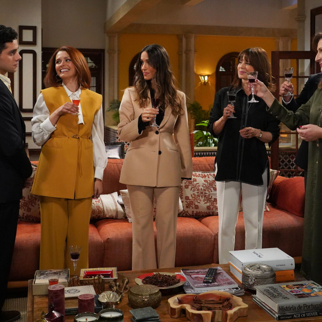 Bernardo e Rosarinho na novela 'A Herança'