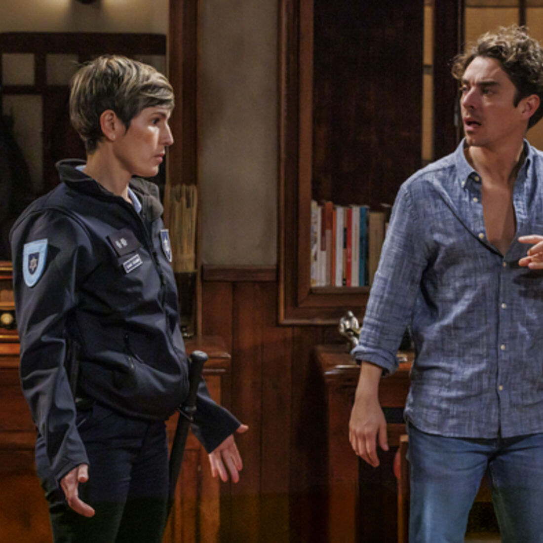 Clara e Gonçalo na novela 'A Herança'