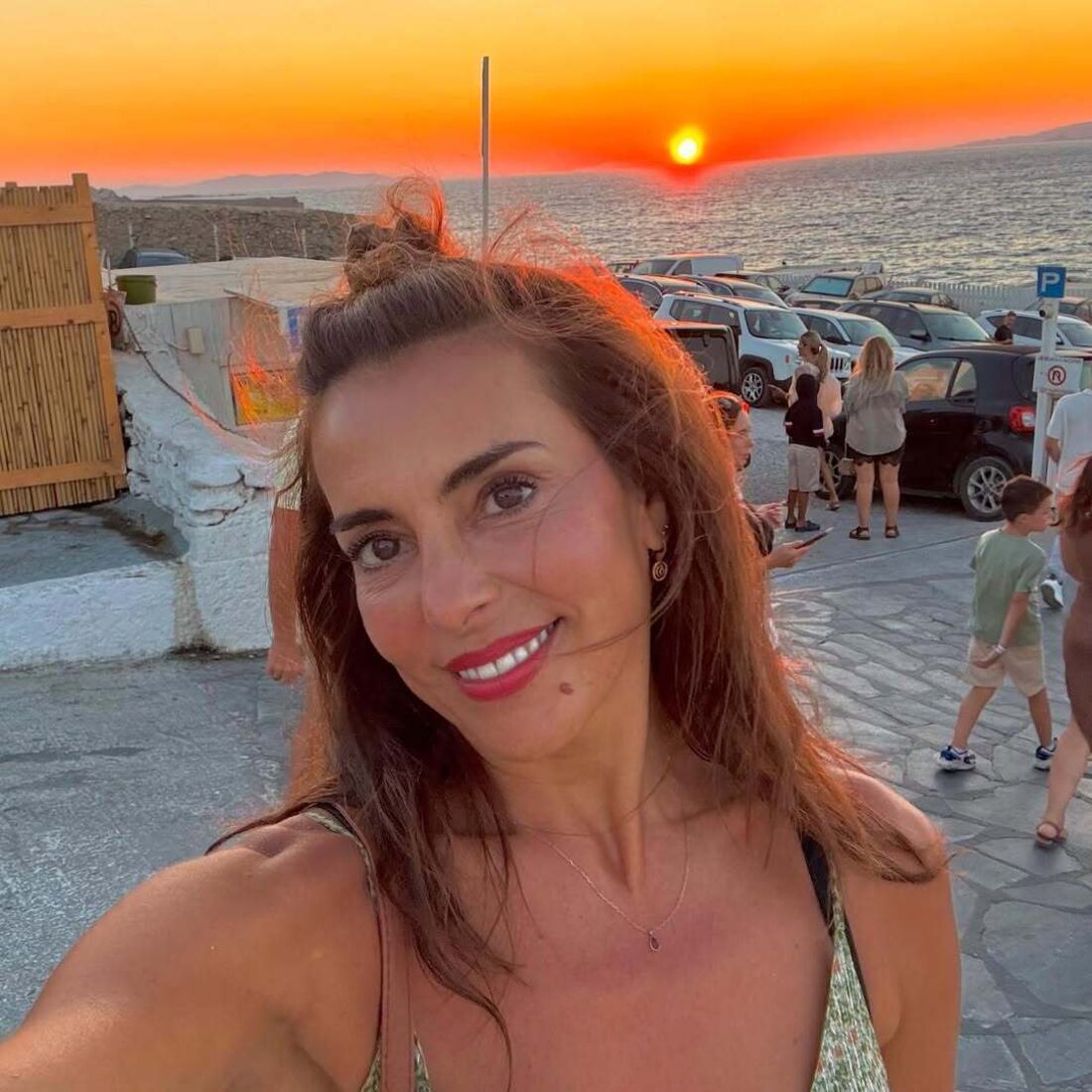 Catarina Furtado aproveita férias na Grécia com filhos