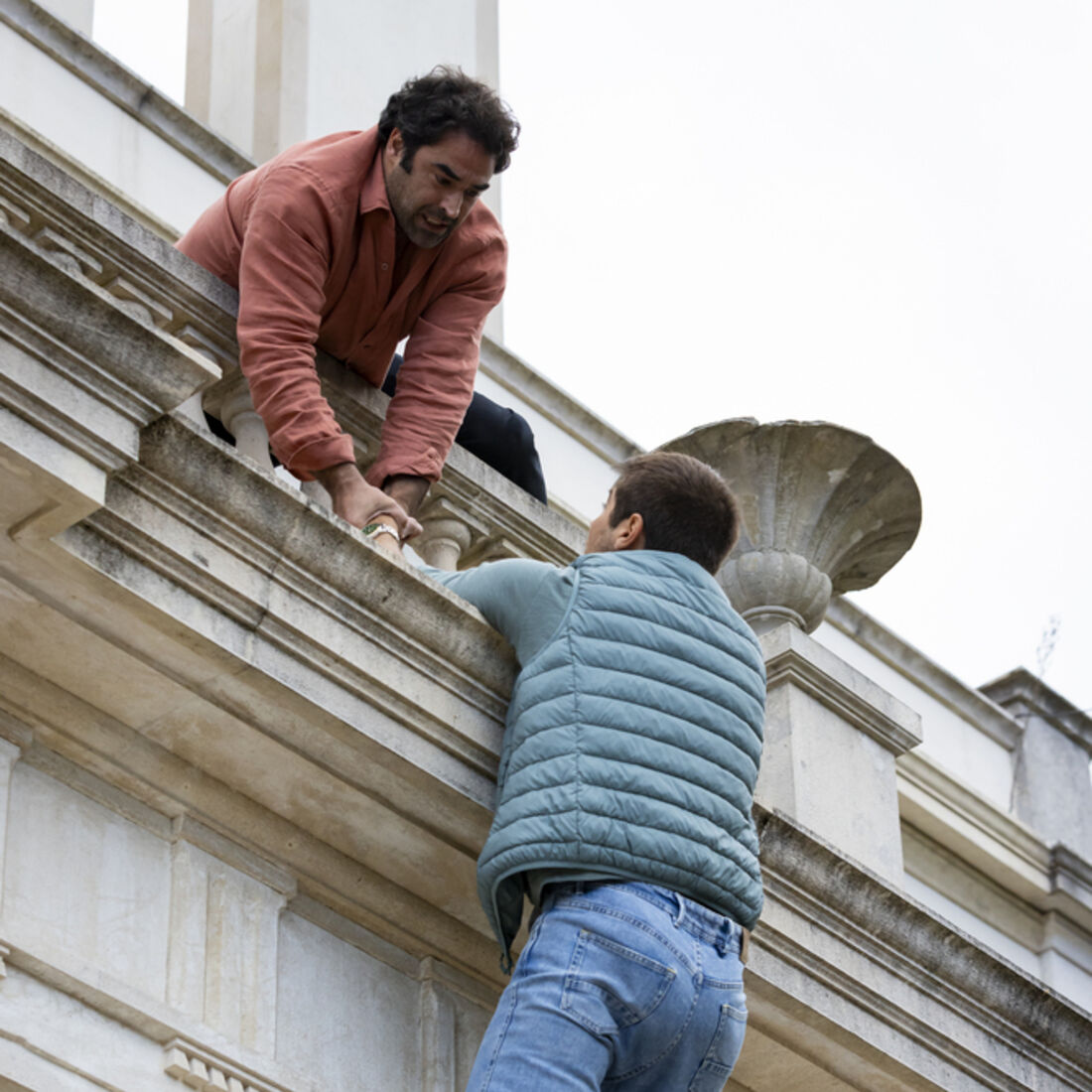 Tomás e Miguel na novela 'A Promessa'