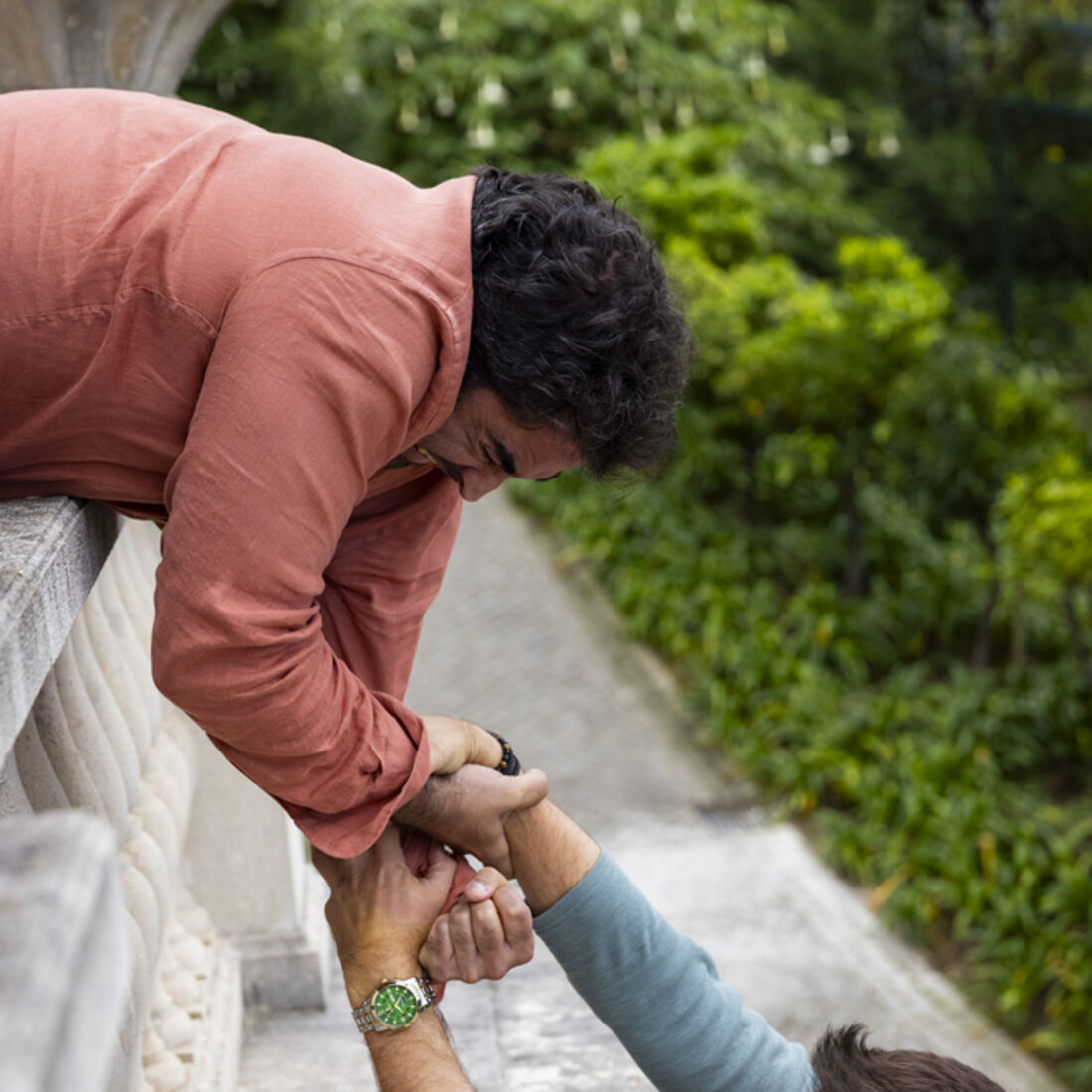 Tomás e Miguel na novela 'A Promessa'